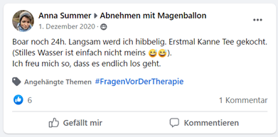 Magenballon Erfahrung Münster vorher nachher